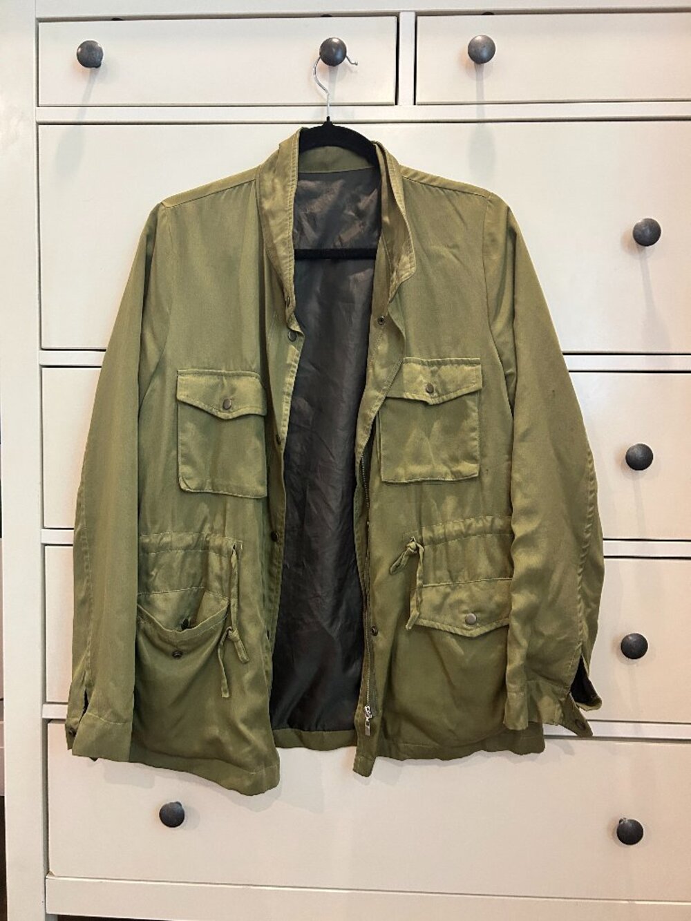 Olive Green Utility Field Jacket